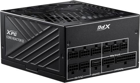 XPG CORE Reactor II, Modular Power Supply, 850 Watt | Stable Power Delivery and Quiet Operation, Fully Modular Cable Design and 80+ Gold Certified, Overvoltage Protection in Kuwait