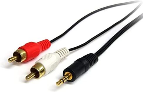 StarTech 6in 3.5mm to RCA Audio Y-Cable, Male to 2x RCA Female (MUMFRCA) in Kuwait