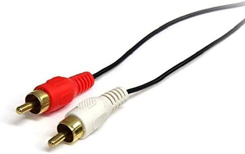 StarTech 6in 3.5mm to RCA Audio Y-Cable, Male to 2x RCA Female (MUMFRCA) in Kuwait