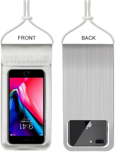 Waterproof Phone Pouch,IPX8 Waterproof Phone Case Bag Holder Dry Pouch for iPhone 13 Pro Max/13 Pro/13/12/12 Pro Max/11/11 Pro Max/Xs Max/XR to 6.9" for Kayaking Swimming Beach(Gold) in Kuwait