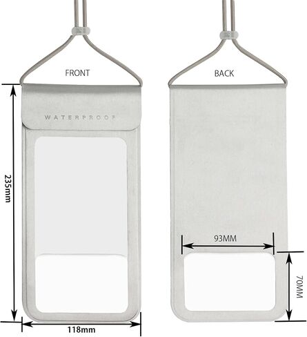 Waterproof Phone Pouch,IPX8 Waterproof Phone Case Bag Holder Dry Pouch for iPhone 13 Pro Max/13 Pro/13/12/12 Pro Max/11/11 Pro Max/Xs Max/XR to 6.9" for Kayaking Swimming Beach(Gold) in Kuwait