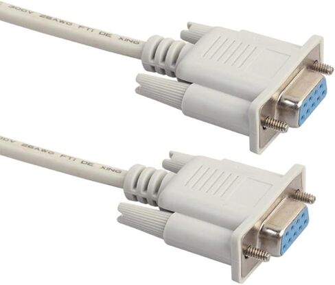 axGear Null Modem Cable Female to Female DB9 RS232 Serial F-F Wire in Saudi Arabia