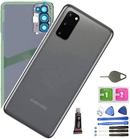 Galaxy S20 Back Glass Replacement Back Cover Glass Housing Door with Camera Lens and Pre-Installed Tape for Samsung Galaxy S20 with Tools (Cloud Blue) in Saudi Arabia