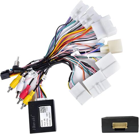 JBL Harness Adapter for Toyota Car Stereo 16 Pin Radio Wire Harness with Canbus Compatible with Toyota Camry Corolla RAV4 Prado Fortuner Highlander Tundra Vios Yaris Sienna Hilux in Kuwait