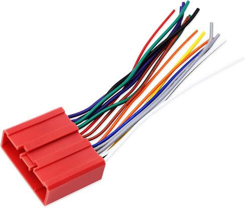 Universal ISO Car Radio Stereo Wiring Harness Adapter 8Pin Connectors in Saudi Arabia
