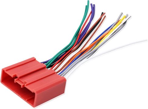 Universal ISO Car Radio Stereo Wiring Harness Adapter 8Pin Connectors in Saudi Arabia