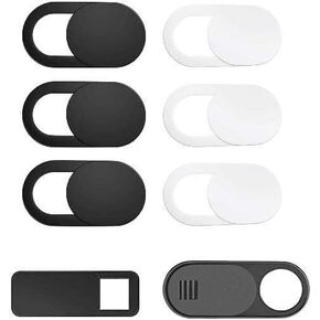 مجموعة California JOS 8 (6 قياسية + 1 متوسطة + 1 كبيرة) غطاء كاميرا ويب رفيع للغاية مقاس 0.03 بوصة مانع للكاميرا لحماية خصوصيتك لأجهزة MacBook Air، والكمبيوتر المحمول، وiPad، وiMac، والكمبيوتر الشخصي، وiPhone in Kuwait