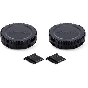 2 Pack Micro 4/3 Mount Body Cap & Rear Lens Cover for Panasonic G9 II G7 G85 G95 GH7 GH6 GH5 GH4 GH3 GX9 GX8 GX85 GF9 GF10 Olympus OM-5 OM-1 Mark II E-M1 E-M5 E-M10 E-M1X Pen E-PL10 E-PL9 E-PL8 & More