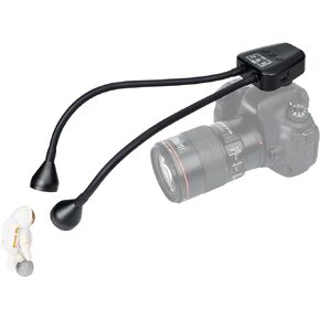 JJC 10" Long Portable Shoe-Mount LED Macro Arm Light | CRI 95+ 5600K,5 Level Adjustable,Flexible Fill Lights,USB-C,for Shooting Insects,Jewelry & More Close-up Macro Photography in Kuwait
