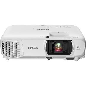 جهاز عرض Epson Home Cinema 1080 3-chip 3LCD 1080p، سطوع اللون والأبيض 3400 لومن، البث/الألعاب/المسرح المنزلي، مكبر صوت مدمج، انحراف تلقائي للصورة، تباين 16,000:1، HDMI مزدوج-أبيض، متوسط in Kuwait