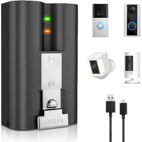 CYZYYLS 6500mAh Replacement Battery with Ring-Doorbell Camera 2/3/3plus/4,Spotlight Camera Battery and Stick Up Camera Battery (2nd & 3rd Gen),Rechargeable Upgraded Lithium-ion Batteries(1 Pack) in Kuwait