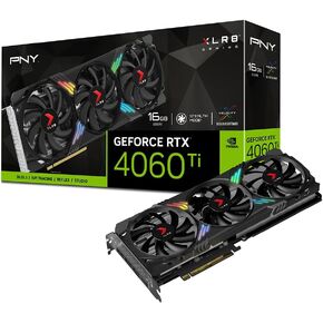 بطاقة رسومات PNY GeForce RTX™ 4060 Ti 16GB XLR8 Gaming Verto RGB Triple Fan OC DLSS 3 in Kuwait