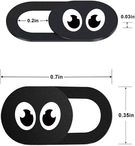 Flag Eagle Webcam Camera Cover Slide - Web Camera Cover Fits for Laptop, Desktop, Pc, Macboook Pro, iMac, Mac mini, iPad Pro, Computer, iPhone, Protect Your Privacy Security in Saudi Arabia