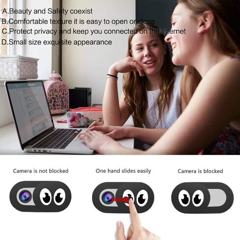 Flag Eagle Webcam Camera Cover Slide - Web Camera Cover Fits for Laptop, Desktop, Pc, Macboook Pro, iMac, Mac mini, iPad Pro, Computer, iPhone, Protect Your Privacy Security in Saudi Arabia