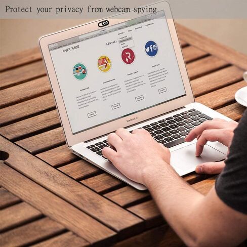 Flag Eagle Webcam Camera Cover Slide - Web Camera Cover Fits for Laptop, Desktop, Pc, Macboook Pro, iMac, Mac mini, iPad Pro, Computer, iPhone, Protect Your Privacy Security in Saudi Arabia