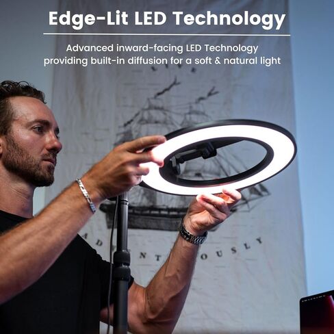 لوم كيوب مصباح حلقي صغير من ايدج لايت in Kuwait