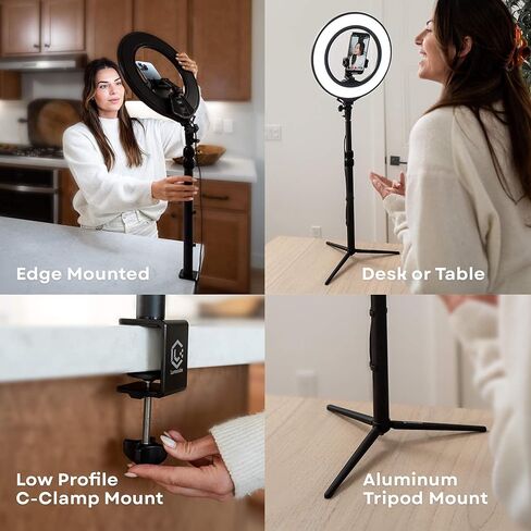 لوم كيوب مصباح حلقي صغير من ايدج لايت in Kuwait