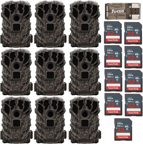 Stealth Cam Browtine 14MP Camera Bundle | 32GB Memory Card, 9-Pack, Card Reader, (21 items) in Saudi Arabia