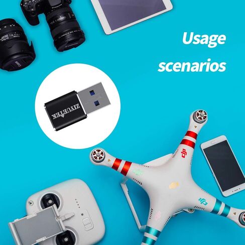 USB Micro SD Card Reader, Aluminum USB 3.0 Portable Memory Card Reader Adapter for PC,Micro SDHC,Micro SDXC/TF Card Reader Adapter in Kuwait