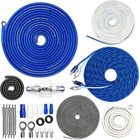 CT Sounds 8 Gauge OFC Complete Amp Wiring Install Kit, AMPKIT-8GA-ELITE in Saudi Arabia