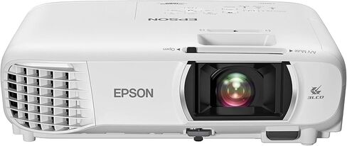 جهاز عرض Epson Home Cinema 1080 3-chip 3LCD 1080p، سطوع اللون والأبيض 3400 لومن، البث/الألعاب/المسرح المنزلي، مكبر صوت مدمج، انحراف تلقائي للصورة، تباين 16,000:1، HDMI مزدوج-أبيض، متوسط in Kuwait