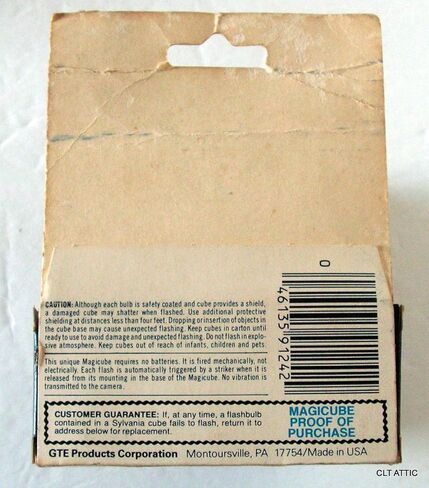 مجموعة ألعاب منظار من Sylvania Blue Dot MAGICUBES لكاميرا X Pattern 3 مكعبات / 12 فلاش in Kuwait