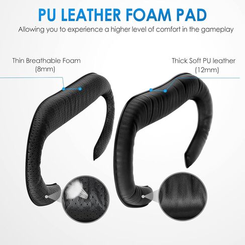 واجهة وجه سوبر يو إس لملحقات أوكيولوس / ميتا كويست 2 (إصدار مطور)، مع قطعتين من بطانات فوم لتغطية الوجه، وسادة أنف مضادة للضوء (L/S)، واقي للعدسات، فاصل للنظارات (7 في 1) in Kuwait