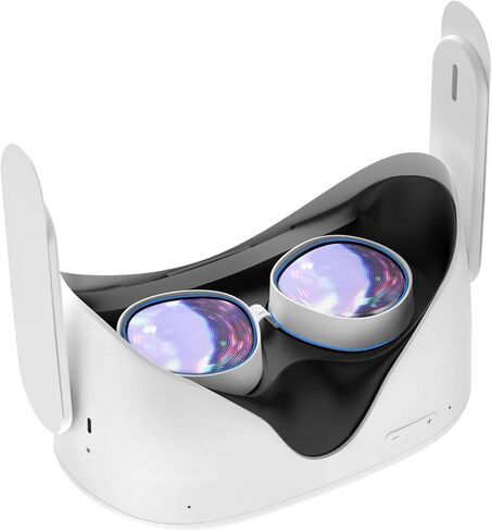 واقي عدسة SUPERUS متوافق مع Oculus/Meta Quest 2، فاصل النظارات - ملحقات الواقع الافتراضي المضادة للخدش لمنع نظارتك من خدش عدسات الواقع الافتراضي (أسود) in Kuwait