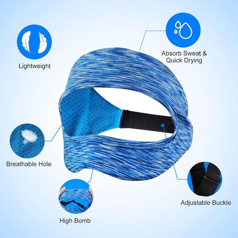 VR Eye Mask, Adjustable Breathable VR Sweat Band for Meta/Oculus Quest 2/3/3S/Pro, HTC Vive, PS, Gear, VR Workouts (3PCS) in Kuwait