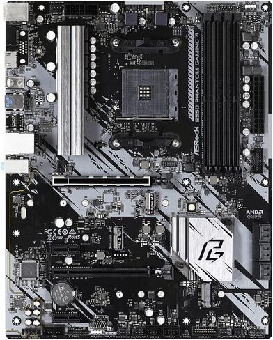 ASRock B550 Phantom Gaming 4 يدعم مقبس AMD AM4 Ryzen™ 3000، 3000 G-Series، 4000 G-Series، 5000 و5000 G-Series أجهزة الكمبيوتر المكتبي in Kuwait