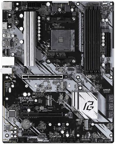 ASRock B550 Phantom Gaming 4 يدعم مقبس AMD AM4 Ryzen™ 3000، 3000 G-Series، 4000 G-Series، 5000 و5000 G-Series أجهزة الكمبيوتر المكتبي in Kuwait