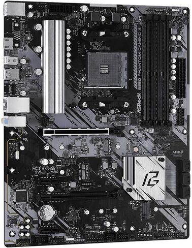 ASRock B550 Phantom Gaming 4 يدعم مقبس AMD AM4 Ryzen™ 3000، 3000 G-Series، 4000 G-Series، 5000 و5000 G-Series أجهزة الكمبيوتر المكتبي in Kuwait