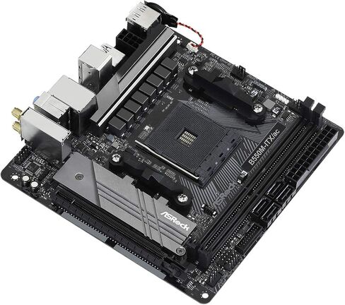 ASRock B550M-ITX/AC يدعم الجيل الثالث من معالجات AMD AM4 Ryzen™ / Future AMD Ryzen™ اللوحة الأم Mini ITX in Kuwait