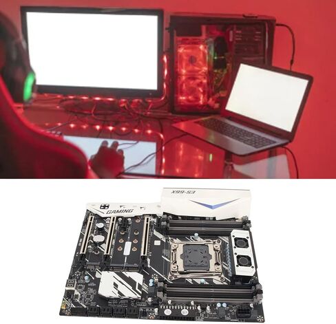 اللوحة الأم للكمبيوتر X99 S3، اللوحة الأم لسطح المكتب ATX DDR4 مع فتحة M.2 SSD، مدمجة في 8 واجهات SATA3.0، لوحة أم رقمية كاملة للكمبيوتر الشخصي in Kuwait