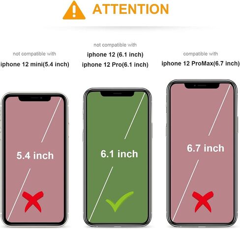 KIHUWEY for iPhone 12/12 Pro Wallet Case Card Holder Kickstand, Black in Kuwait