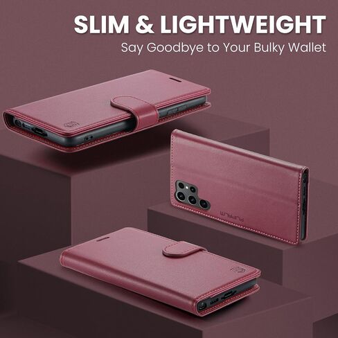 FLIPALM Wallet Case for Samsung Galaxy S23 Ultra, Black in Kuwait
