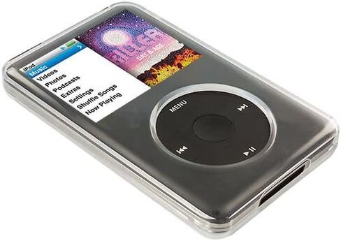 غطاء جراب صلب شفاف سهل التركيب من JNSupplier + واقي شاشة لجهاز iPod Classic 80GB 120GB الجيل السادس 160GB in Kuwait