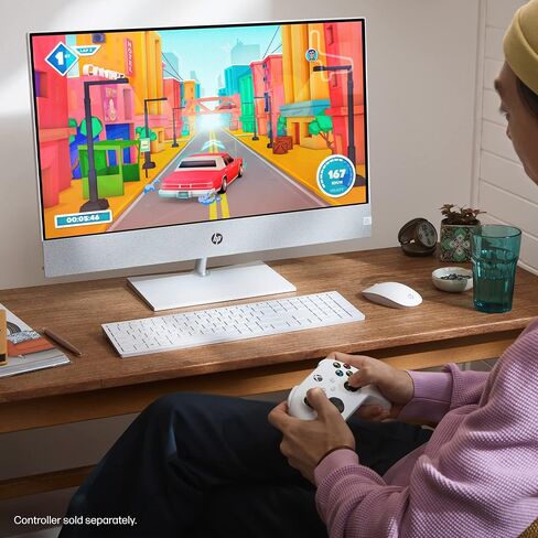 HP Pavilion 27 inch All-in-One Desktop PC, FHD Display, 13th Generation Intel Core i7-13700T, 16 GB RAM, 256 GB SSD, 1 TB HD, Intel UHD 770 Graphics, Windows 11 Home, 27- ca2080 (2023) in Saudi Arabia