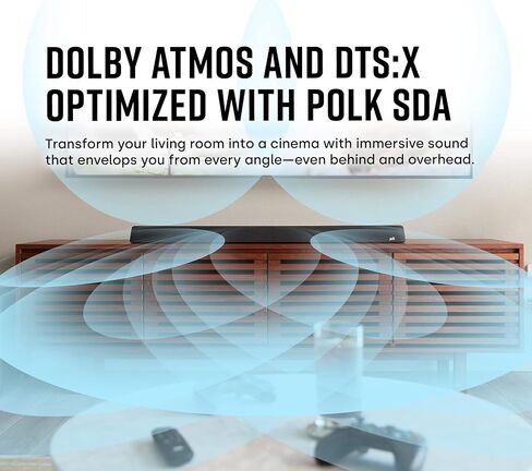 Polk Audio MagniFi Max AX SR 7.1.2 Soundbar, 10" Sub, SR2 Surround Speakers in Kuwait