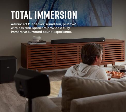 Polk Audio MagniFi Max AX SR 7.1.2 Soundbar, 10" Sub, SR2 Surround Speakers in Kuwait
