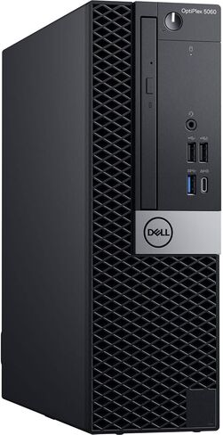 Dell Optiplex 5060 Desktop Computer | Hexa Core Intel i5 (3.2) | 32GB DDR4 RAM | 1TB SSD Solid State | Windows 11 Professional | Home or Office PC (Renewed), Black in Kuwait