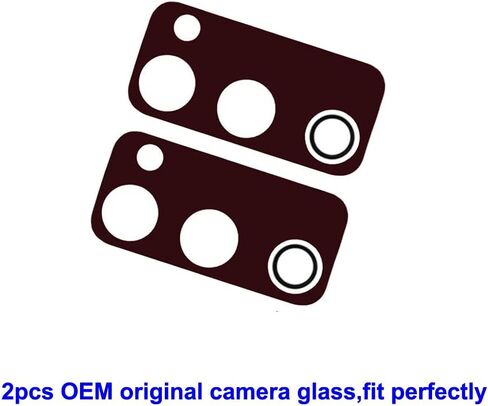 YUYOND 2pcs OEM Original Rear Camera Glass Lens Replacement for Samsung Galaxy S20 FE 6.5 Inch (All Carriers) Adhesive Preinstalled with Tools Kit (Not Fit S20 6.2 Inch) (Cloud Green) in Kuwait