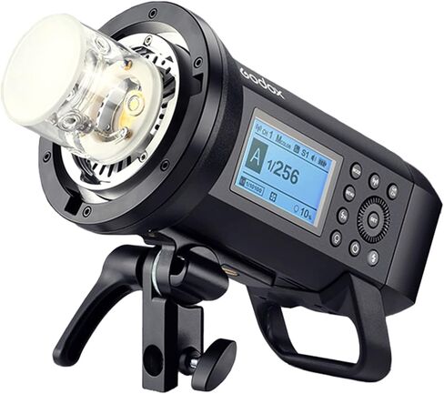 Godox AD400Pro 400Ws Studio Outdoor Strobe Flash Kit, TTL 1/8000s HSS 2.4G GN72 Monolight Light, Lithium Battery with AD-S65S 26"/65cm Godox Mount Grid Softbox, Barn door, Umbrella, Standard Reflector in Saudi Arabia
