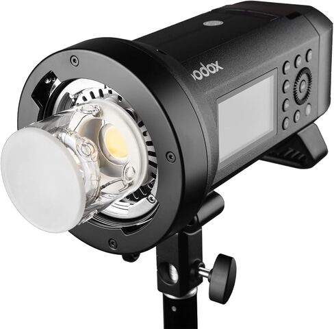 Godox AD400Pro 400Ws Studio Outdoor Strobe Flash Kit, TTL 1/8000s HSS 2.4G GN72 Monolight Light, Lithium Battery with AD-S65S 26"/65cm Godox Mount Grid Softbox, Barn door, Umbrella, Standard Reflector in Saudi Arabia
