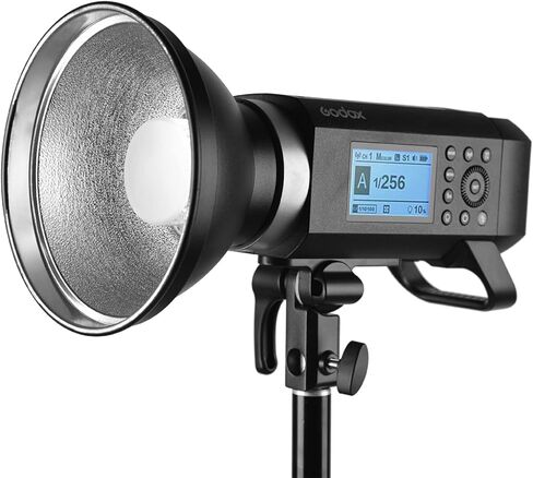 Godox AD400Pro 400Ws Studio Outdoor Strobe Flash Kit, TTL 1/8000s HSS 2.4G GN72 Monolight Light, Lithium Battery with AD-S65S 26"/65cm Godox Mount Grid Softbox, Barn door, Umbrella, Standard Reflector in Saudi Arabia