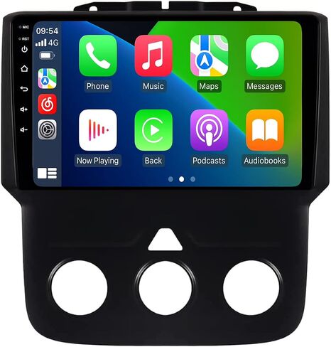 Double Din Android 13 8 Core Car Stereo for Dodge Ram 1500 2500 3500 2013-2018, 2+32GB IPS Screen Radio Player with GPS Navigation Built-in Carplay Android Auto, DSP, Blue-Tooth Head Unit in Kuwait