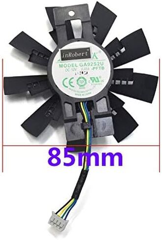 inRobert GA92S2U Video Card Cooling Fan Replacement for Zotac GTX 1070/1080/1070 Ti Extreme Graphic Card (1set(3pcs)) in Saudi Arabia