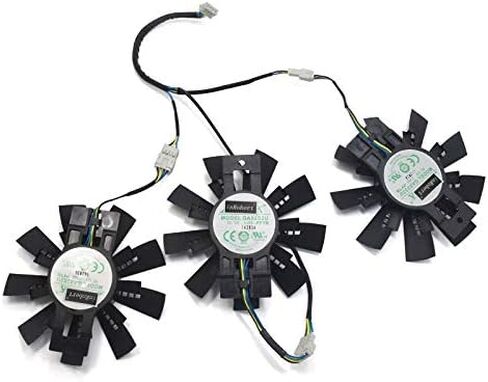inRobert GA92S2U Video Card Cooling Fan Replacement for Zotac GTX 1070/1080/1070 Ti Extreme Graphic Card (1set(3pcs)) in Saudi Arabia