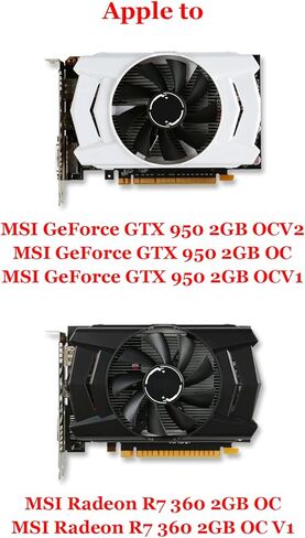 مروحة تبريد بطاقة رسومات بحجم 84 مم من Cavabien MSI GTX 1060 ITX OC 6G GTX950 R7 360 2GD5 GTX1060 OC 3G HA9015H12SF-Z 12V 0.45A 4000 لفة بالدقيقة in Kuwait
