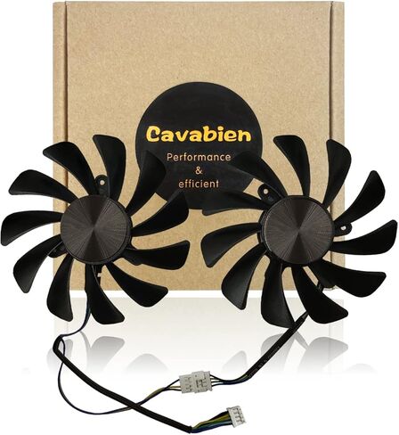 كافابين مروحة تبريد بديلة 94 ملم 10012H12SPA 12 فولت 4 دبابيس لوحدة معالجة الرسومات الجرافيكية زوتاك جيفورس GTX 1070Ti GTX 1080Ti GTX1070Ti GTX1080Ti (مروحتان - قطعتين) in Kuwait